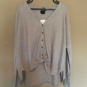 Never Worn Grey Urban Outfitters Sweater Top